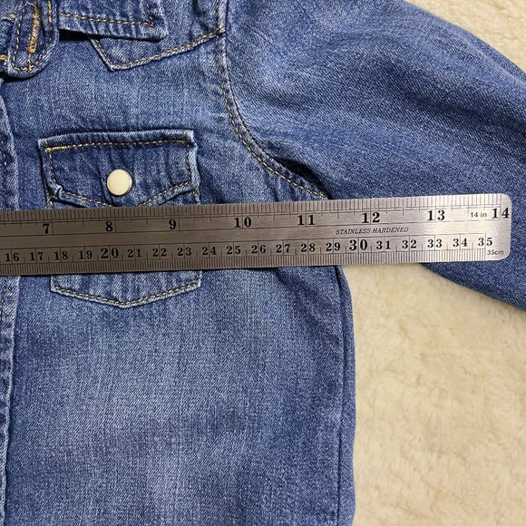Old Navy Denim shirt 12-18 mos Customizable - Picture 8 of 8